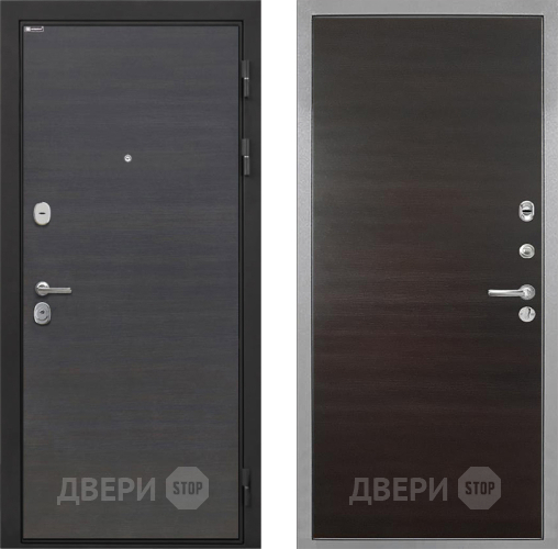 Входная металлическая Дверь Интекрон (INTECRON) Гектор Эковенге Гладкая Эковенге поперечный в Протвино