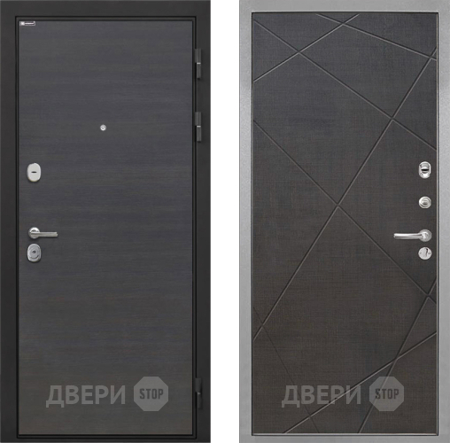 Входная металлическая Дверь Интекрон (INTECRON) Гектор Эковенге Лучи-М Венге распил кофе в Протвино