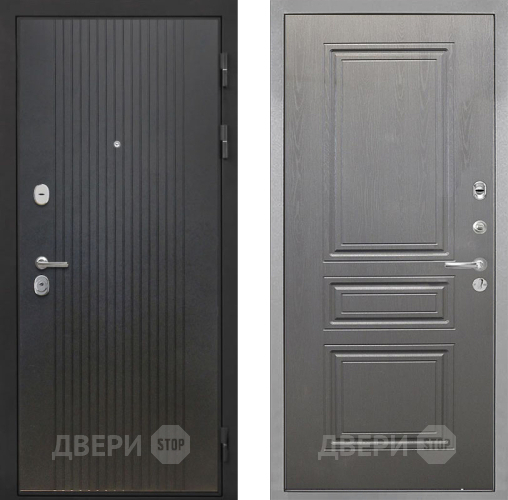 Входная металлическая Дверь Интекрон (INTECRON) Гектор ФЛ-295 ФЛ-243 Графит вуд дуб в Протвино