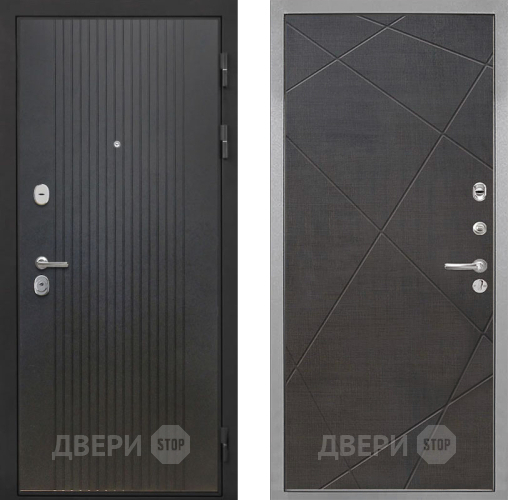 Входная металлическая Дверь Интекрон (INTECRON) Гектор ФЛ-295 Лучи-М Венге распил кофе в Протвино