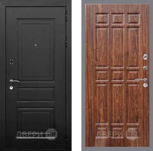 Входная металлическая Дверь Рекс (REX) 6 Венге FL-33 орех тисненый в Протвино