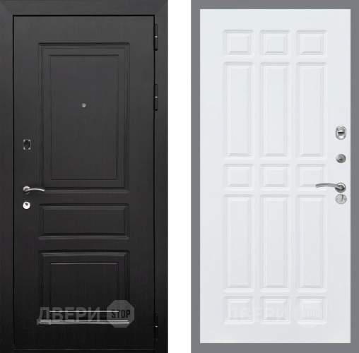 Входная металлическая Дверь Рекс (REX) 6 Венге FL-33 Силк Сноу в Протвино