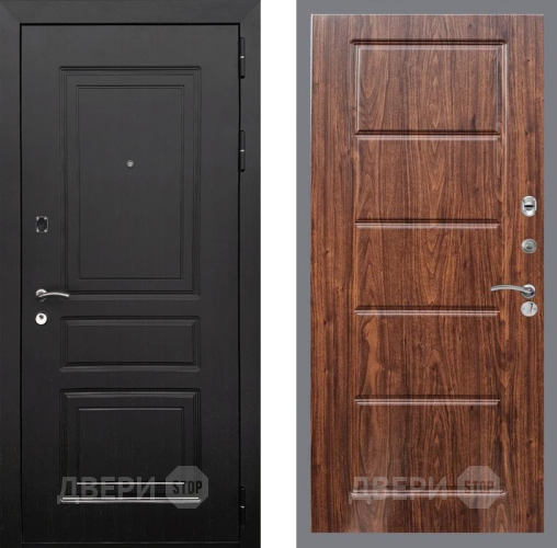 Входная металлическая Дверь Рекс (REX) 6 Венге FL-39 орех тисненый в Протвино