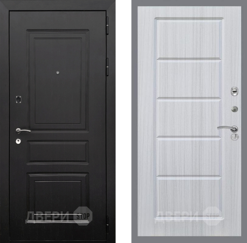 Входная металлическая Дверь Рекс (REX) 6 Венге FL-39 Сандал белый в Протвино