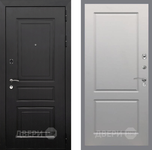 Входная металлическая Дверь Рекс (REX) 6 Венге FL-117 Грей софт в Протвино