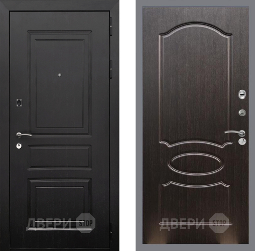 Входная металлическая Дверь Рекс (REX) 6 Венге FL-128 Венге светлый в Протвино