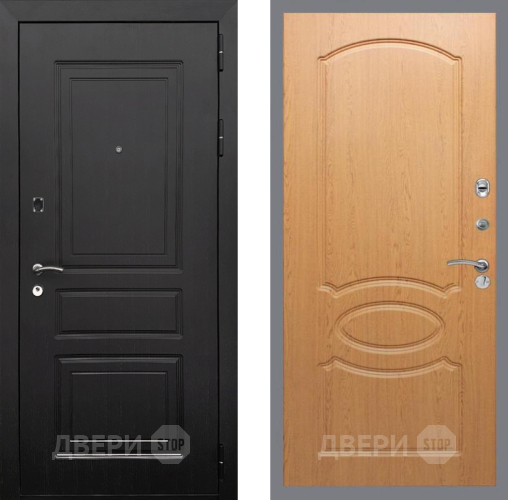 Входная металлическая Дверь Рекс (REX) 6 Венге FL-128 Дуб в Протвино