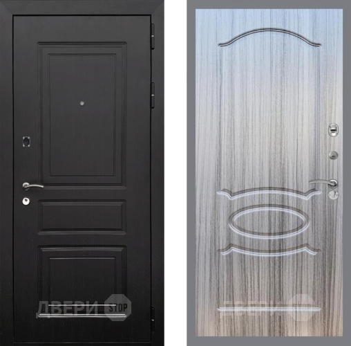 Входная металлическая Дверь Рекс (REX) 6 Венге FL-128 Сандал грей в Протвино