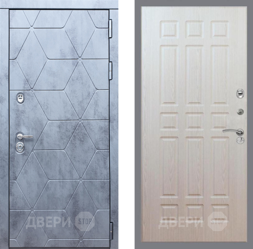 Входная металлическая Дверь Рекс (REX) 28 FL-33 Беленый дуб в Протвино