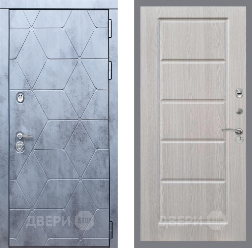 Входная металлическая Дверь Рекс (REX) 28 FL-39 Беленый дуб в Протвино