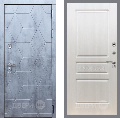 Входная металлическая Дверь Рекс (REX) 28 FL-243 Лиственница беж в Протвино