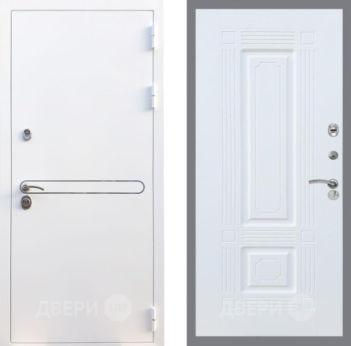 Входная металлическая Дверь Рекс (REX) 27 FL-2 Силк Сноу в Протвино