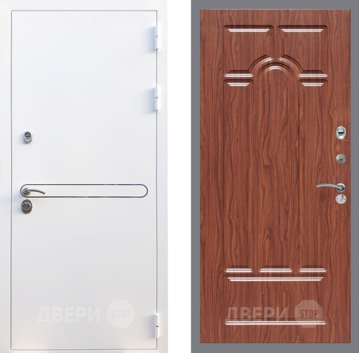 Дверь Рекс (REX) 27 FL-58 орех тисненый в Протвино