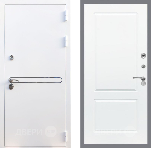 Входная металлическая Дверь Рекс (REX) 27 FL-117 Силк Сноу в Протвино