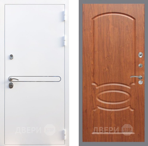 Входная металлическая Дверь Рекс (REX) 27 FL-128 Морёная берёза в Протвино