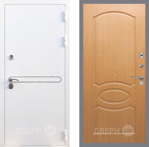 Входная металлическая Дверь Рекс (REX) 27 FL-128 Дуб в Протвино