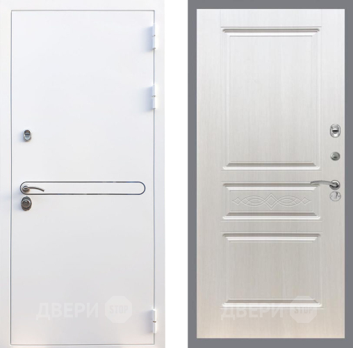 Входная металлическая Дверь Рекс (REX) 27 FL-243 Лиственница беж в Протвино