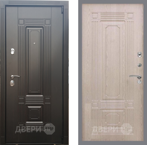 Входная металлическая Дверь Рекс (REX) 9 FL-2 Беленый дуб в Протвино