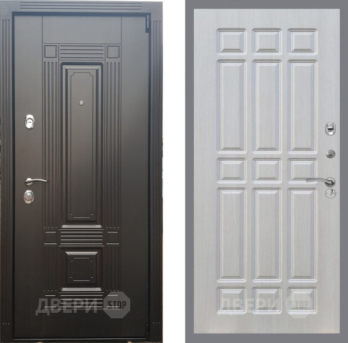 Входная металлическая Дверь Рекс (REX) 9 FL-33 Лиственница беж в Протвино