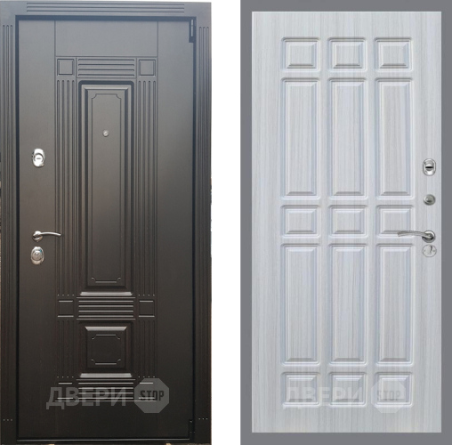 Входная металлическая Дверь Рекс (REX) 9 FL-33 Сандал белый в Протвино