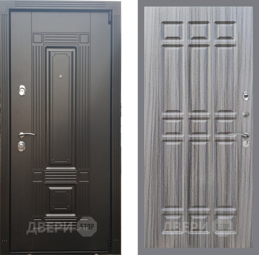 Входная металлическая Дверь Рекс (REX) 9 FL-33 Сандал грей в Протвино