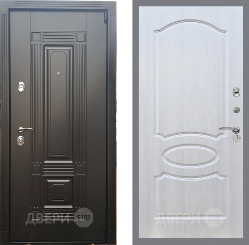 Входная металлическая Дверь Рекс (REX) 9 FL-128 Лиственница беж в Протвино