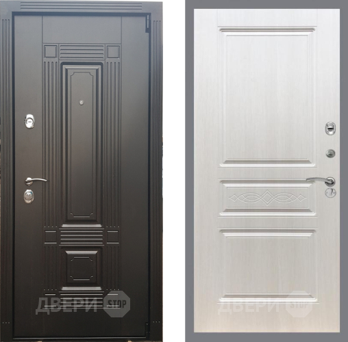 Входная металлическая Дверь Рекс (REX) 9 FL-243 Лиственница беж в Протвино