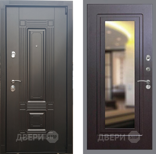 Входная металлическая Дверь Рекс (REX) 9 FLZ-120 Венге в Протвино