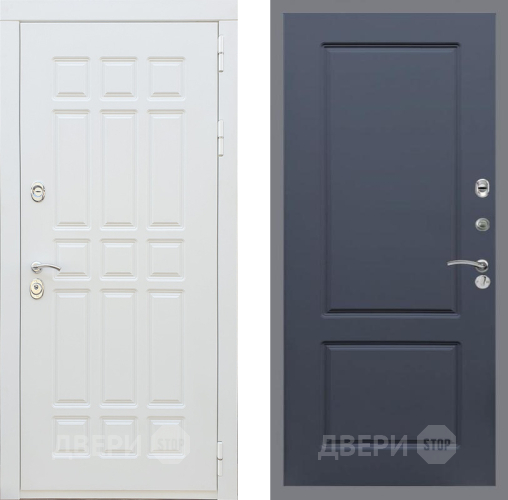 Входная металлическая Дверь Рекс (REX) 8 Силк Сноу FL-117 Силк титан в Протвино