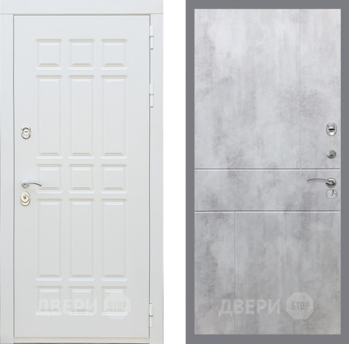 Дверь Рекс (REX) 8 Силк Сноу FL-290 Бетон светлый в Протвино
