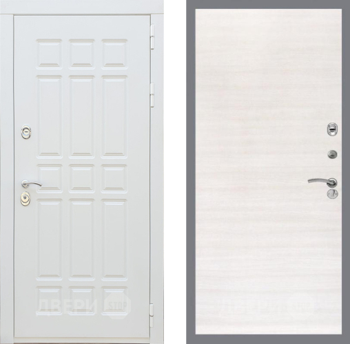 Входная металлическая Дверь Рекс (REX) 8 Силк Сноу GL Акация в Протвино