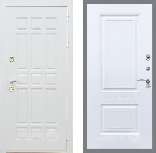 Входная металлическая Дверь Рекс (REX) 8 Силк Сноу Смальта Силк Сноу в Протвино