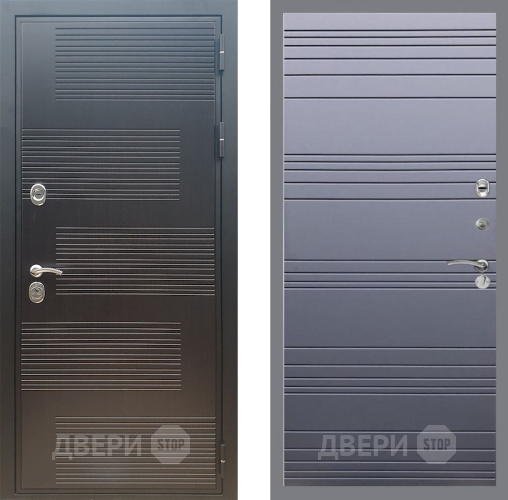 Входная металлическая Дверь Рекс (REX) премиум 185 Line Силк титан в Протвино