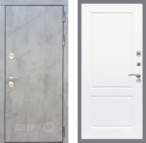 Входная металлическая Дверь Рекс (REX) 22 FL-117 Силк Сноу в Протвино