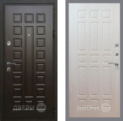 Входная металлическая Дверь Рекс (REX) Премиум 3к FL-33 Беленый дуб в Протвино