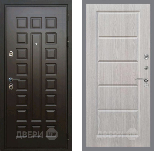 Входная металлическая Дверь Рекс (REX) Премиум 3к FL-39 Беленый дуб в Протвино