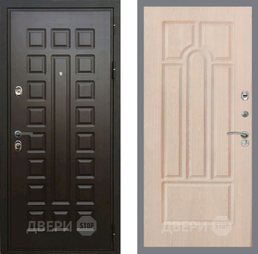 Входная металлическая Дверь Рекс (REX) Премиум 3к FL-58 Беленый дуб в Протвино