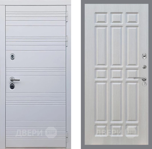 Входная металлическая Дверь Рекс (REX) 14 Силк Сноу FL-33 Лиственница беж в Протвино