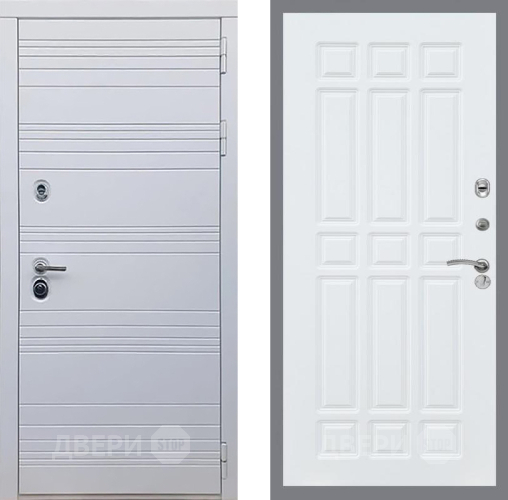 Входная металлическая Дверь Рекс (REX) 14 Силк Сноу FL-33 Силк Сноу в Протвино