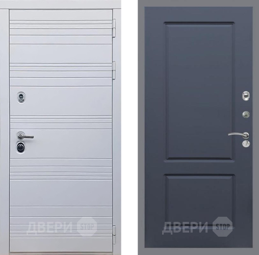 Входная металлическая Дверь Рекс (REX) 14 Силк Сноу FL-117 Силк титан в Протвино