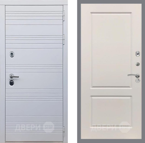 Входная металлическая Дверь Рекс (REX) 14 Силк Сноу FL-117 Шампань в Протвино