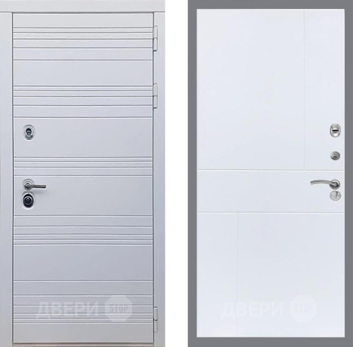 Входная металлическая Дверь Рекс (REX) 14 Силк Сноу FL-290 Силк Сноу в Протвино