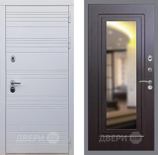 Входная металлическая Дверь Рекс (REX) 14 Силк Сноу FLZ-120 Венге в Протвино