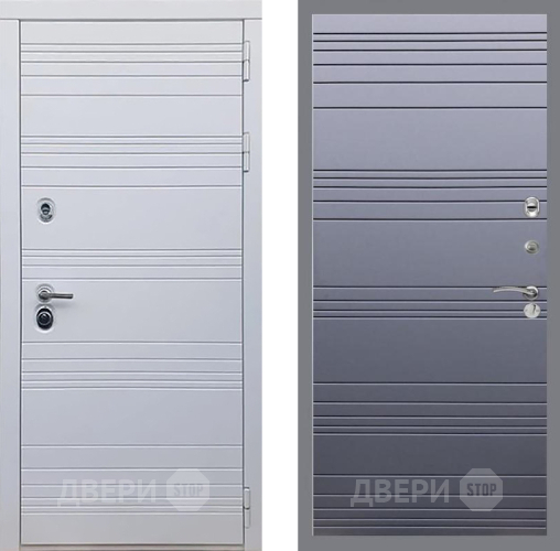 Входная металлическая Дверь Рекс (REX) 14 Силк Сноу Line Силк титан в Протвино