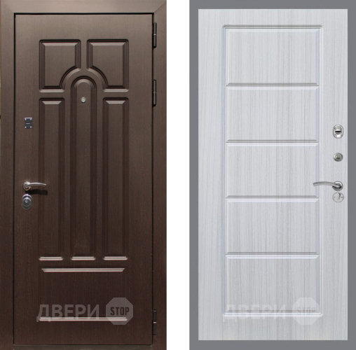 Дверь Рекс (REX) Эврика FL-39 Сандал белый в Протвино