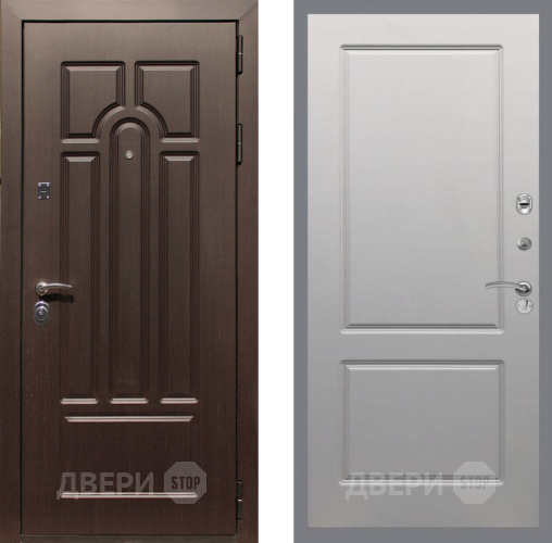 Дверь Рекс (REX) Эврика FL-117 Грей софт в Протвино