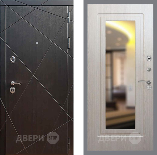 Входная металлическая Дверь Рекс (REX) 13 Венге FLZ-120 Беленый дуб в Протвино