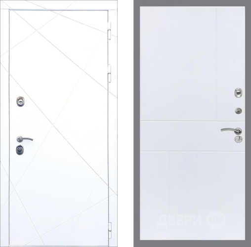 Входная металлическая Дверь Рекс (REX) 13 Силк Сноу FL-290 Силк Сноу в Протвино