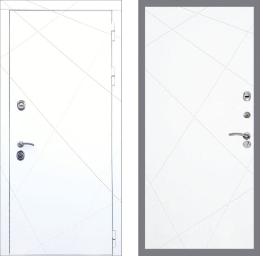 Входная металлическая Дверь Рекс (REX) 13 Силк Сноу FL-291 Силк Сноу в Протвино