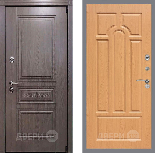 Входная металлическая Дверь Рекс (REX) Премиум-S FL-58 Дуб в Протвино